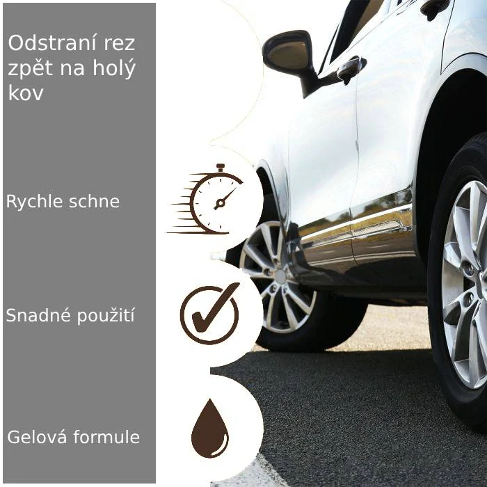 Gel na odstranění rzi
