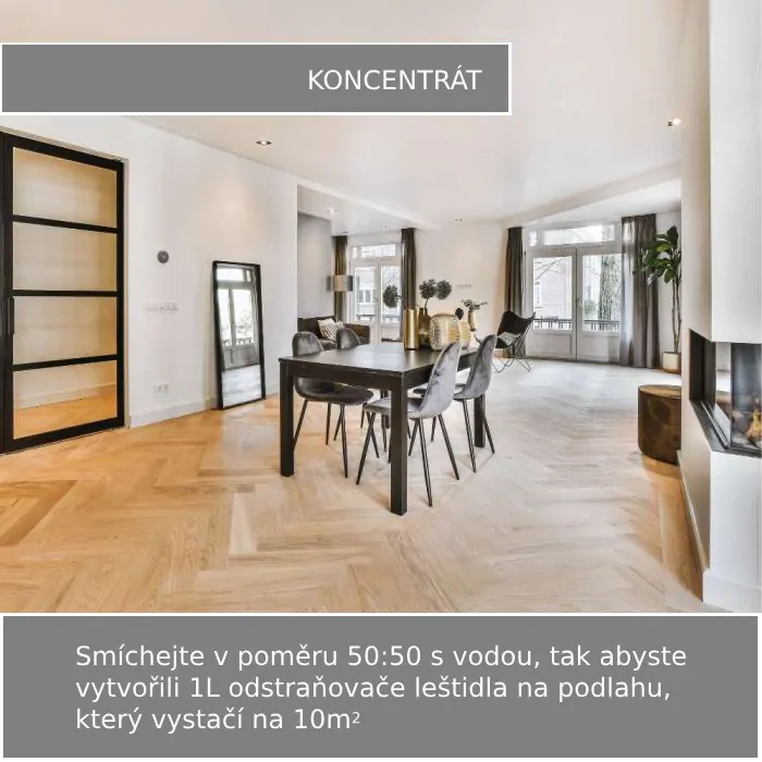 Odstraňovač leštidla na podlahy