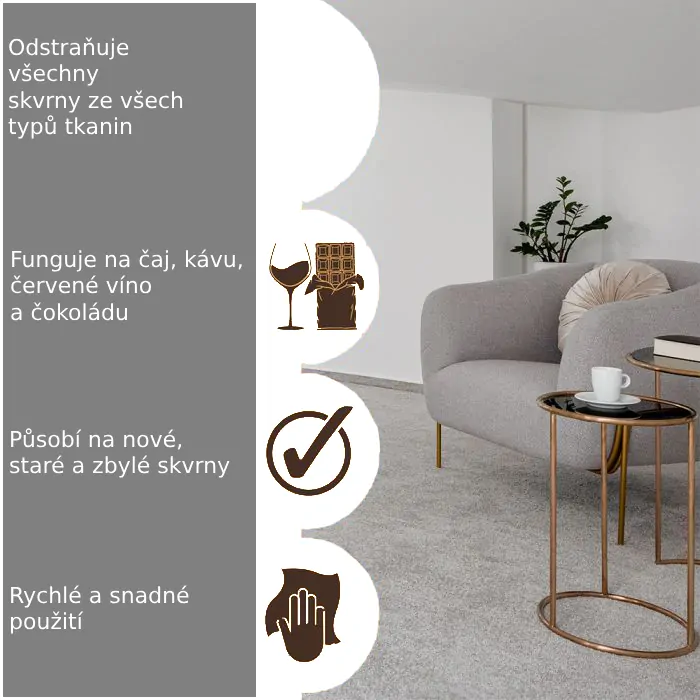 Sada na odstranění skvrn z koberce a čalounění