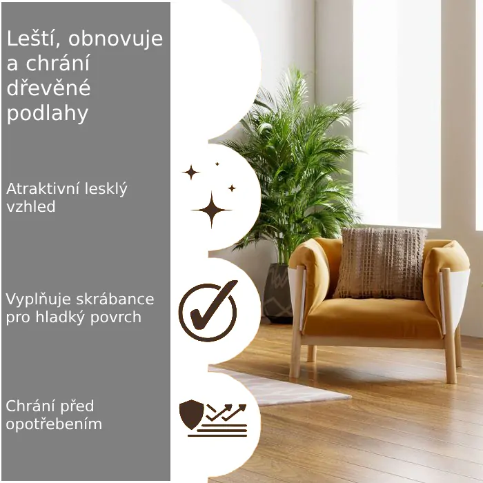 Leštidlo na dřevěnou podlahu