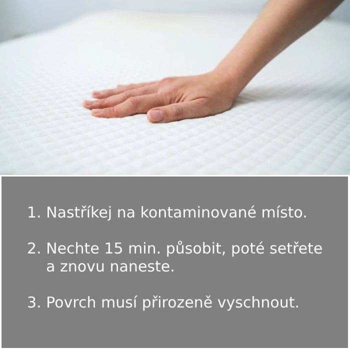 Čistič a osvěžovač matrací