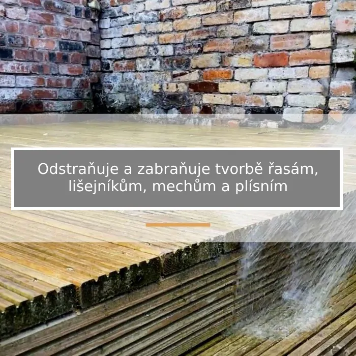Čistič dřevěných teras