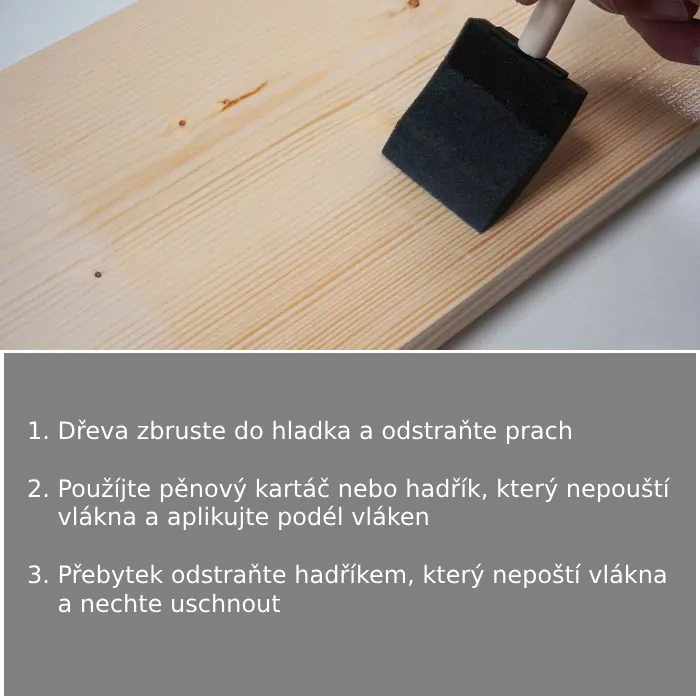 Kondicionér na dřevo před mořením