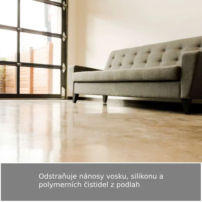 Odstraňovač leštidla na podlahy