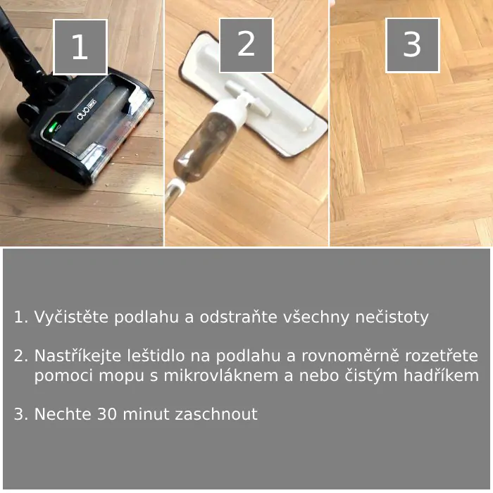 Leštěnka na laminátové podlahy
