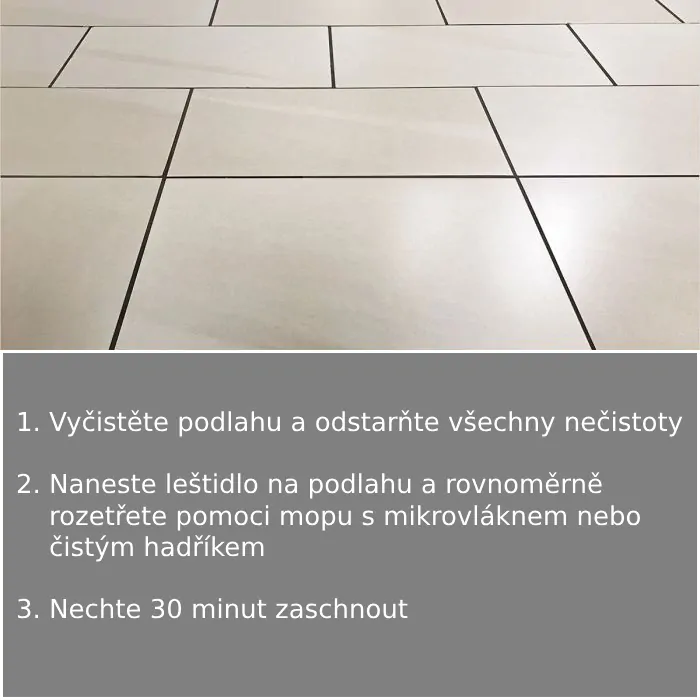 Leštidlo na kamennou a dlážděnou podlahu