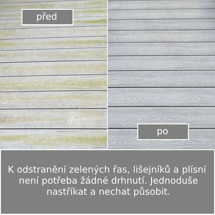 Kompozitní čistič teras