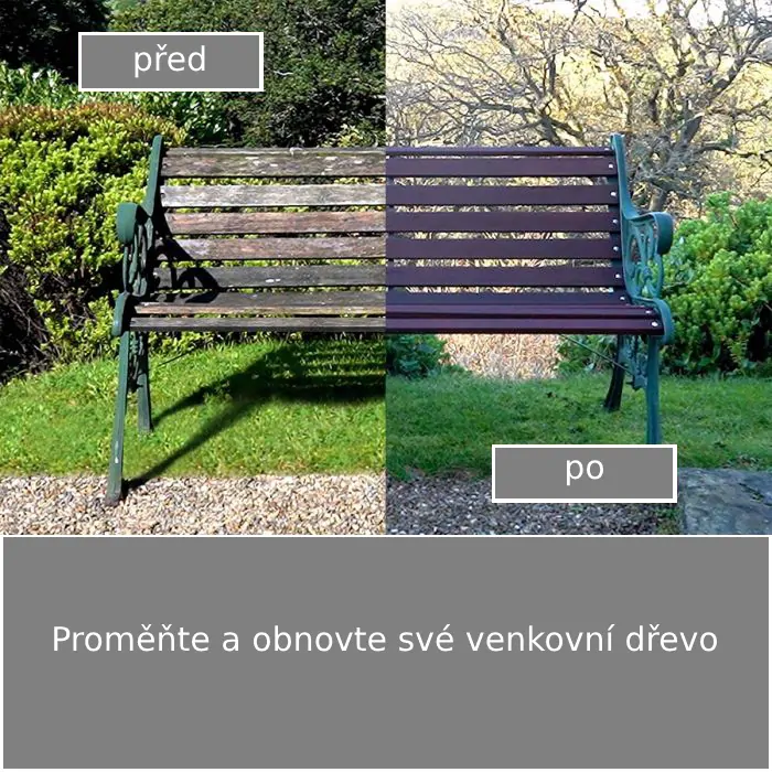 Exterierové mořidlo na dřevo