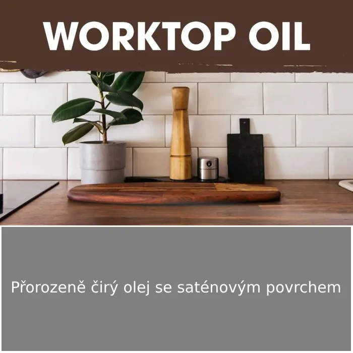 Olej na pracovní desky