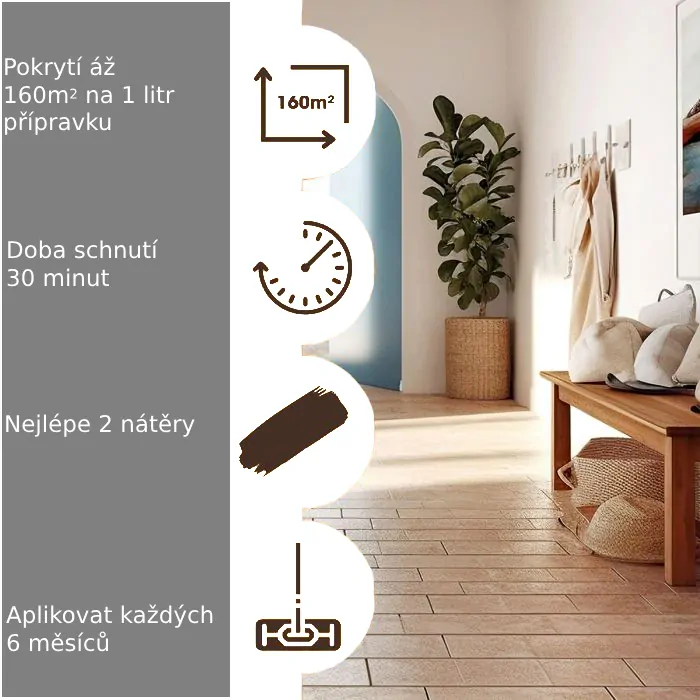 Leštidlo na kamennou a dlážděnou podlahu