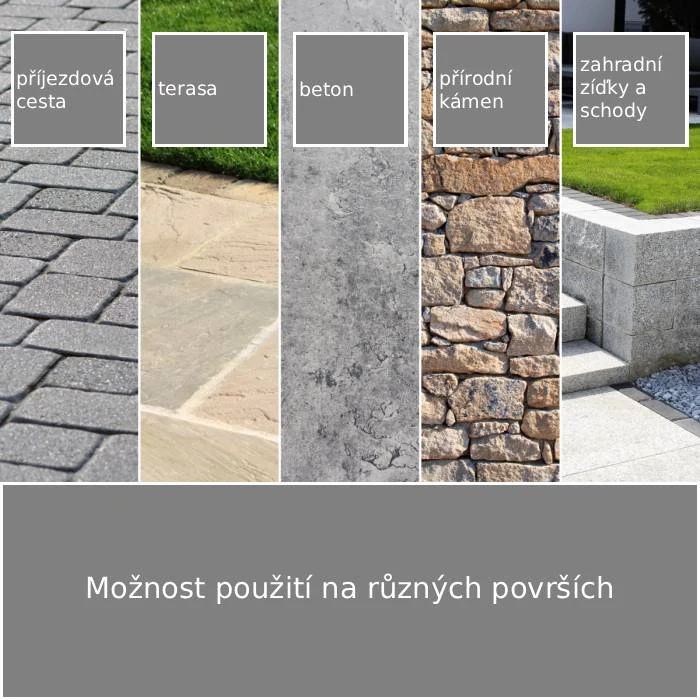 Čistič kamenných teras
