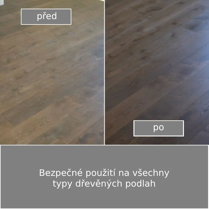 Čistič dřevěných podlah