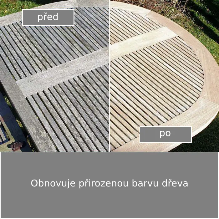 Čistič teakového dřeva