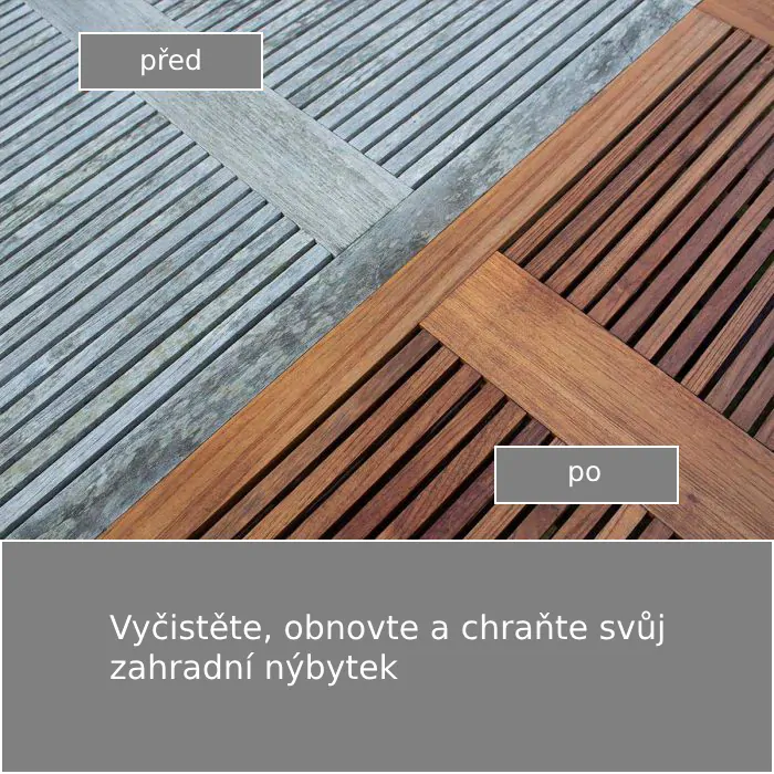 Sada na renovaci zahradního nábytku