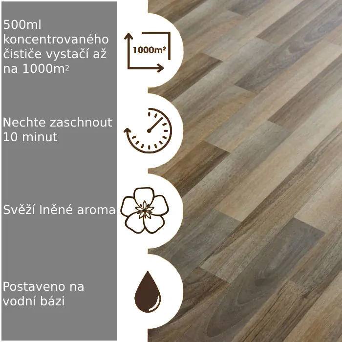 Čistič laminátových podlah