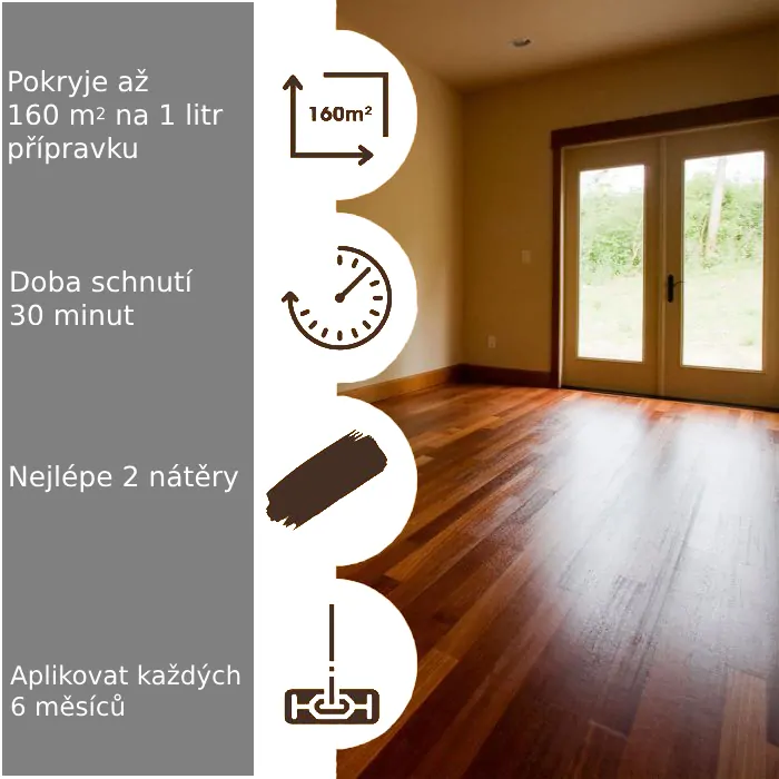 Leštidlo na dřevěnou podlahu