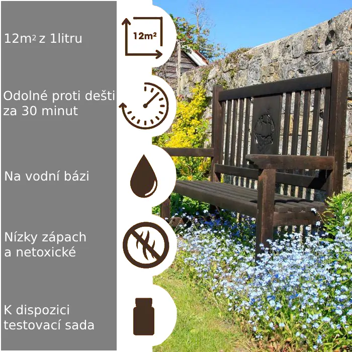 Exterierové mořidlo na dřevo