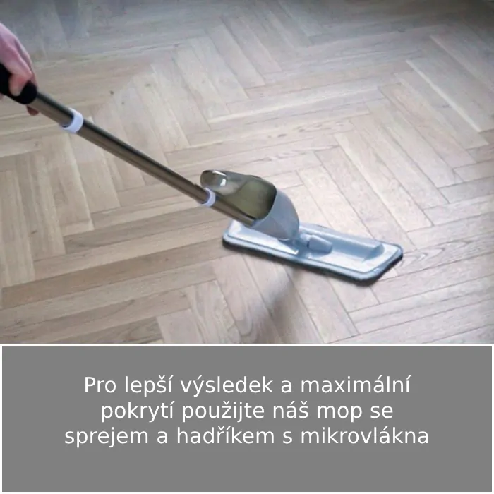 Čistič dřevěných podlah